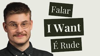 Por que gringos não falam a letra T  I WANT é rude  8 Dúvidas de Inglês [upl. by Halilad166]