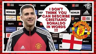 Manchester Uniteds Diogo Dalot Speaking English  Rare Interview [upl. by Raynard]