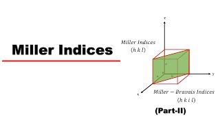 Miller indices  PartII  In English [upl. by Amaerd]