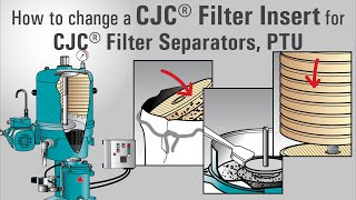 Filter Insert Replacement CJC Offline Filter Separators [upl. by Svetlana]