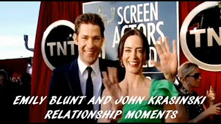 Emily Blunt and John Krasinski Relationship Moments Part 1 Happy 10th Anniversary [upl. by Rodmun]