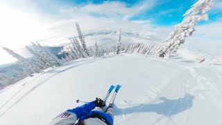 AMAZING POWDER LINES at REVELSTOKE MOUNTAIN RESORT [upl. by Cleve]