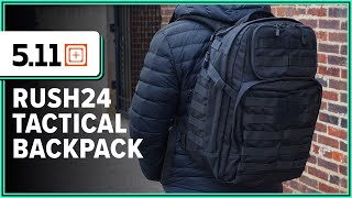 511 Tactical RUSH24 Backpack 37L Review 2 Weeks of Use [upl. by Nancey]