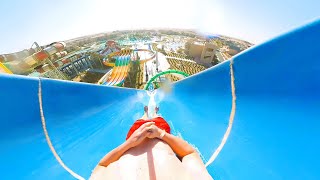 Slides Jungle Aqua Park Pickalbatros Hotel Hurghada [upl. by Ymmit]