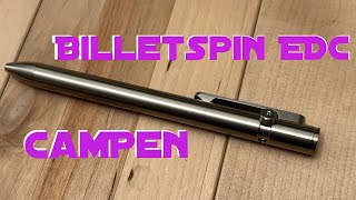 Unboxing  Billetspin EDC Titanium CamPen [upl. by Lory544]