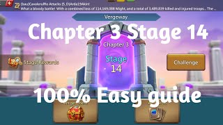 Lords mobile Vergeway Chapter 3 Stage 14 easiest guide [upl. by Nathanil]