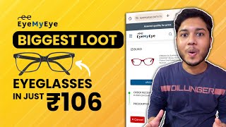 Eyemyeye Biggest Loot  Order Eyeglasses In Just ₹106  Eyemyeye New Offer [upl. by Marsiella]