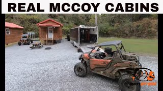 Staying at Real McCoy Cabins  Riding Spearhead amp Hatfield McCoy Trails [upl. by Aynam343]