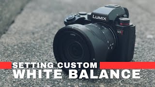 How To Get The BEST White Balance With Panasonic LUMIX Cameras  Custom White Balance lumix camera [upl. by Giarla896]