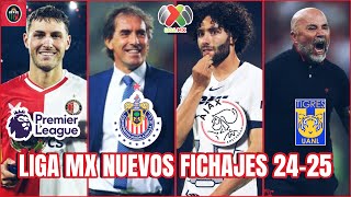 Los FICHAJES y Movimientos de la LIGA MX y Mexicanos en Europa 202425 [upl. by Dlanor]