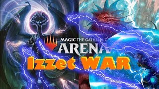 IZZET WAR  Izzet Drakes War of the Spark Deck building and Gameplay [upl. by Eener]