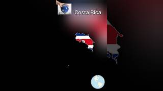 Costa Rica Flag Map [upl. by Ynnel]