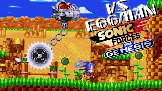 Sonic Forces  Egg Dragoon Phase 1 Sega Genesis Remix [upl. by Sloatman387]