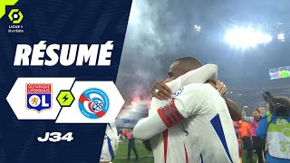 OLYMPIQUE LYONNAIS  RC STRASBOURG ALSACE 2  1  Résumé  OL  RCSA  20232024 [upl. by Shirl]