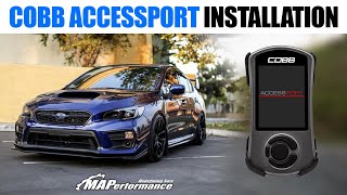 How to Install Cobb Accessport V3 2015 Subaru WRXSTi [upl. by Norry95]