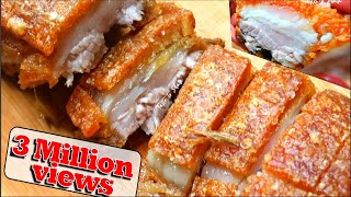 LECHON KAWALI  THE SECRET OF COOKING SUPER CRISPY amp JUICY LECHON KAWALI  超サクサク  LITSON KAWALI [upl. by Deny]