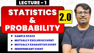 Overview Sample Space amp Types of Events  Statistics and Probability  By GP Sir [upl. by Coralie]