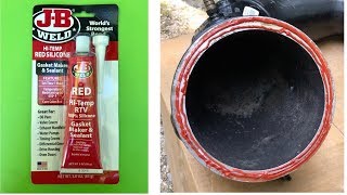 JB Weld quotHigh Temp RTVquot gasket makersilicone  How to apply [upl. by Miner]