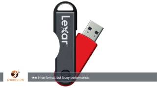 Lexar JumpDrive TwistTurn 4GB USB Flash Drive LJDTT4GBASBNA Red  ReviewTest [upl. by Branch]