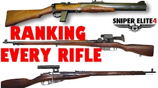 Ranking Every Rifle In Sniper Elite 4 [upl. by Oates]