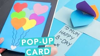 3D PopUp Card DIY Card Ideas [upl. by Elexa]