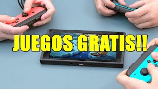 7 Juegos multijugador GRATIS para Nintendo Switch y como descargarlos 🎁🎁 [upl. by Emia]