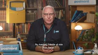 Brevbäraren Bosse tipsar hur du kan hämta ut paket med PostNord App [upl. by Schaab]