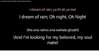 Desert Rose Lyrics  Sting ft Cheb Mami ALL WORDS in Arabic  English and translation [upl. by Indihar995]