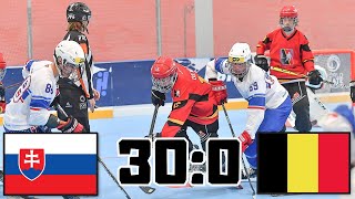 SLOVENSKO VS BELGICKO U17 MAJSTROVSTVĂ EURĂ“PY 2023 V INLINE HOKEJI [upl. by Spain876]