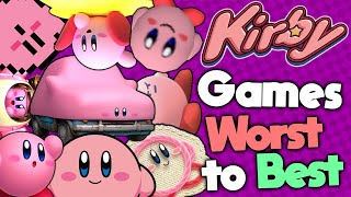 Ranking Every Kirby Game [upl. by Ttezzil]