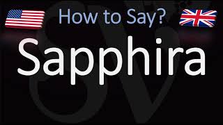 How to Pronounce Sapphira CORRECTLY Hebrew Name Pronunciation [upl. by Akinnej]