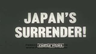 JAPAN SURRENDERS Silent NEWSREEL TOKYO BAY 1945 2132 [upl. by Yornoc]