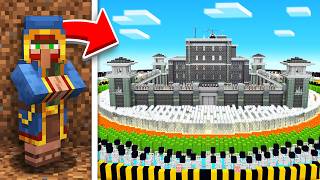 I Built Minecrafts Most Secure Prison for Wandering Traders [upl. by Ecirtaed681]