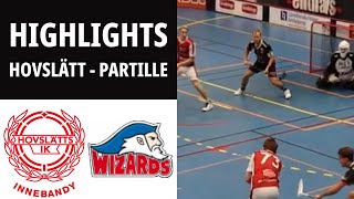 Highlights Hovslätt  Partille InnebandyFloorball [upl. by Shaya880]