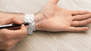 How To MEASURE Your Wrist for a watch [upl. by Kealey943]