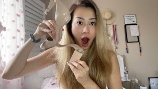 review pashionfootwear Haul I The FIRST Convertible heels I Heel to Flat in 30 seconds unboxing [upl. by Bliss]