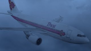 Thai Airways International Flight 311  Crash Animation [upl. by Hope]