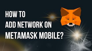 How to add network on Metamask Mobile [upl. by Jarrid]