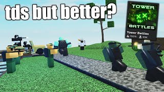 TOWER BATTLES UPDATE NEW TOWER  ROBLOX [upl. by Esalb]