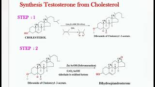 STRUCTURE ELUCIDATION OF TESTOSTERONETESTOSTERONE [upl. by Adnaloy216]