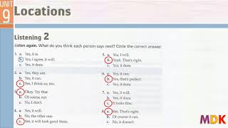 Tactics for Listening Third Edition Basic Unit 9 Locations [upl. by Leonore806]