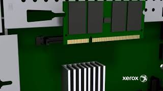 Xerox® WorkCentre® 6605 How to Install Memory [upl. by Akinahs]