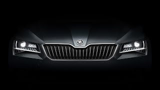 Smart Light Assist function adaptive with bixenon lamps in Skoda Superb  real test  1001cars [upl. by Lehteb]