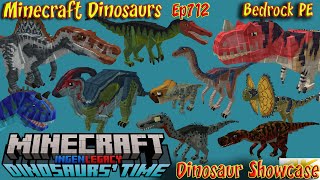 Dinosaurs Time Addon Dinosaurs Time Ingen Legacy Addon Bedrock PE Minecraft Dinosaurs Ep712 [upl. by Yelrahc605]