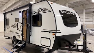 2021 KZ RV Escape E20 HATCH Travel Trailer Quick Tour [upl. by Durstin664]