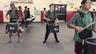 Bergenfield High School Indoor Percussion quotVicesquot 12917 [upl. by Heinrich388]