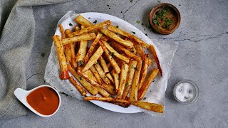 How To Make Yuca Fries 3 Methods [upl. by Zebapda]