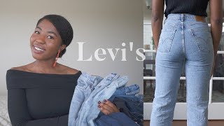 LEVI’S COLLECTION • High Rise Jeans with NO GAP Try On amp Review Ribcage amp Wedgie [upl. by Etnoled]