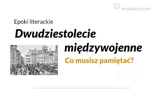 Dwudziestolecie międzywojenne powtórzenie [upl. by Damaris]