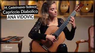 Ana Vidovic plays Capriccio Diabolico by Mario CastelnuovoTedesco on Classical Guitar [upl. by Aisa]